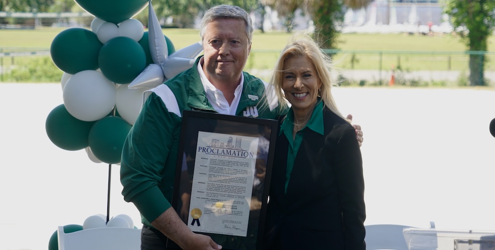 President Cost and Mayor Donna Deegan