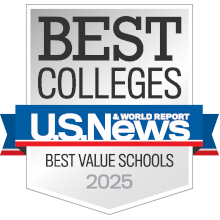 Best Colleges US.News & World Report - Best Value Schools 2025 Badge