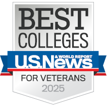 Best Colleges US.News & World Report - For Veterans 2025 Badge