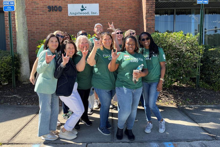 Charter Day Volunteers at Anglewood