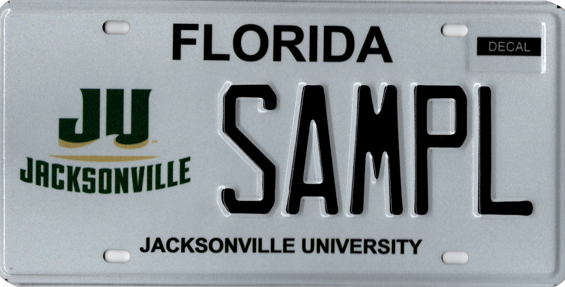 License Plates  Jacksonville University in Jacksonville, Fla.