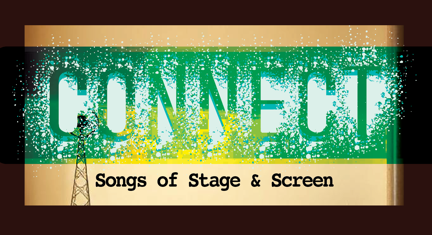 Creative Arts Series Event banner depicting a woman being filmed on stage.