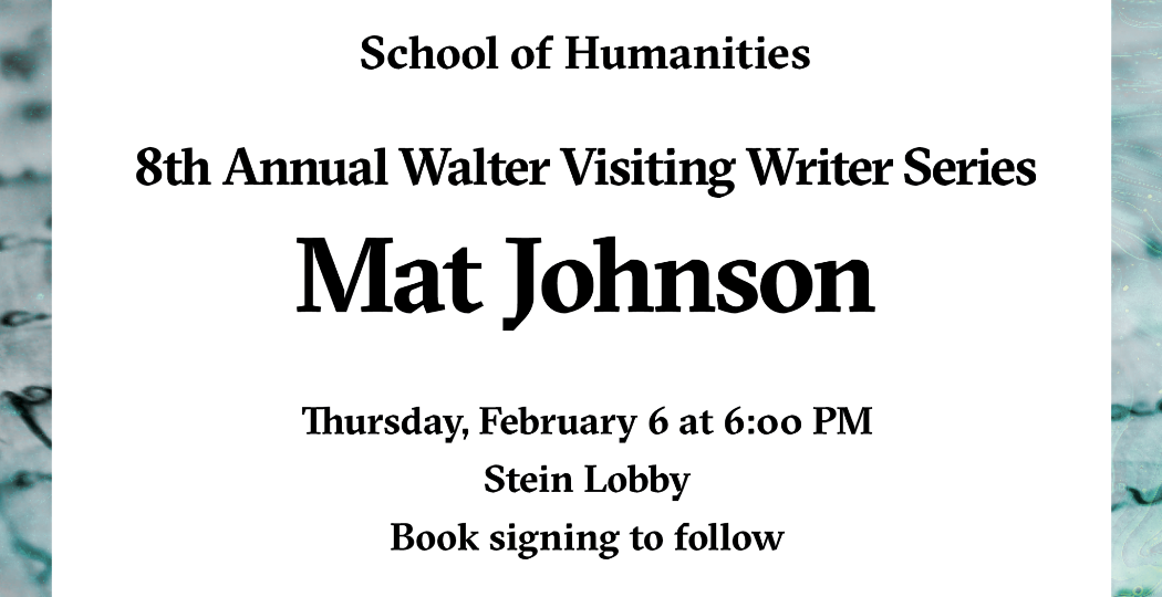 8th Annual Walter Visiting Writer Series