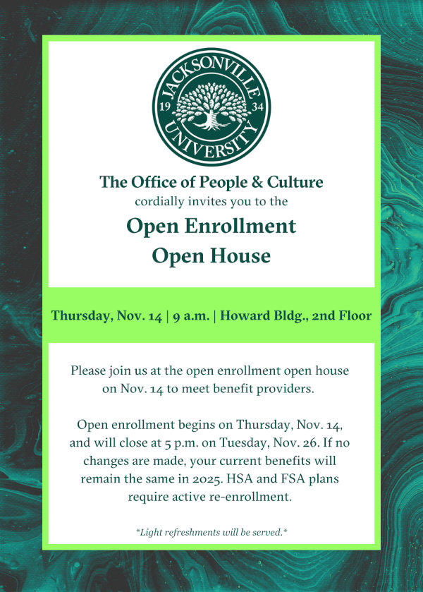 Open Enrollment flyer